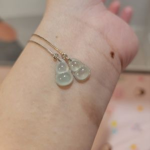 Authentic jadeite hulu earrings